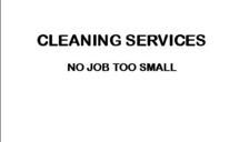 Logo for Cleaning Services