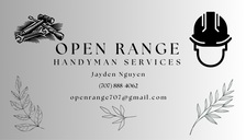 Open Range Handyman Services logo