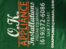 Avatar for OK Appliance Installations PreFab Equipment
