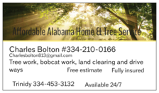 Logo for Affordable Alabama Home & Tree Service