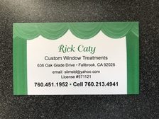 Logo for Rick Caty's Window Treatments