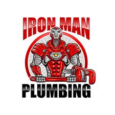 Iron Man Plumbing logo