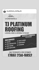 TJ Platinum Roofing, LLC logo