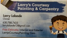 Larry's Courtesy Painting, Inc. logo