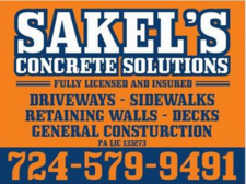 Logo for Sakel's Concrete Solutions