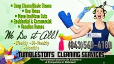 Logo for Tumbleston's Cleaning