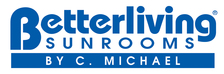 Logo for Betterliving Sunrooms by C. Michael