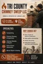 Logo for TRI COUNTY CHIMNEY SWEEP LLC
