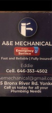 Logo for A&E Mechanical NYC