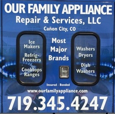Logo for Our Family Appliance