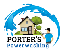 Logo for Porter's Powerwashing