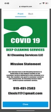 Logo for BJ Cleaning Services