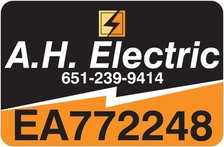 Logo for A.H. Electric