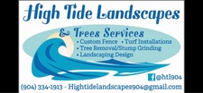 Logo for High Tide Landscapes, LLC