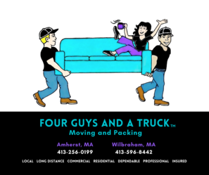 Four Guys And A Truck logo