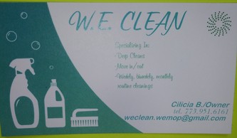 W. E. Clean logo