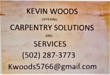Logo for Kevin Woods Carpentry Solutions and Services