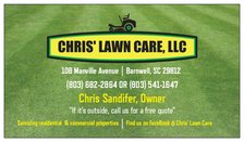 Logo for Chris' Lawn Care, LLC