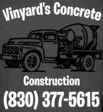 Vinyard's Concrete Construction logo