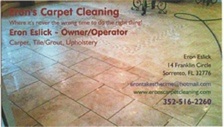 Eron Eslick's Carpet Cleaning logo