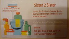 Logo for Sister 2 Sister Cleaning Service