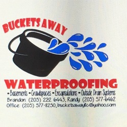 Buckets Away Waterproofing, LLC logo