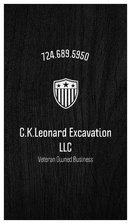 Logo for C.K. Leonard Excavation, LLC