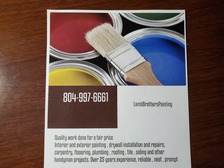 Lamb Brothers Painting and Drywall logo