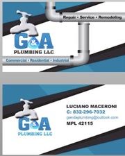 Logo for G & A Plumbing, LLC