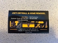 Avatar for Joe's Drywall Home Remodeling