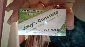 Joey's Concrete logo