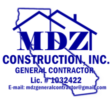 M D Z Construction, Inc. logo