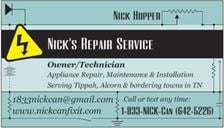 Avatar for Nick's Repair Service