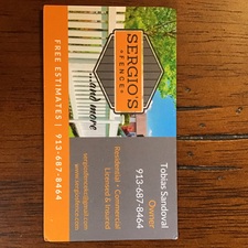 Logo for Sergio's Fence