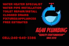 Logo for A&W PLUMBING
