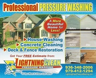 Lightning Clean Pressure Washing logo