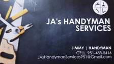 Logo for JA's Handyman Services - Home Facebook