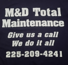 Logo for M&D Total Maintenance LLC