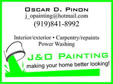 Logo for J & O Painting, LLC.