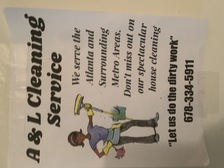 A&L. Cleaning Services logo