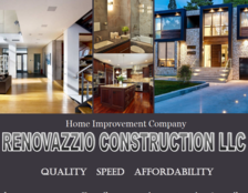 Logo for Renovazzio Construction, LLC