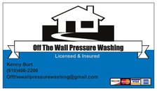 Off The Wall Pressure Washing logo