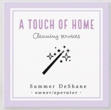 Logo for A Touch of Home Cleaning Services