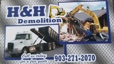 Logo for H&H Demolition