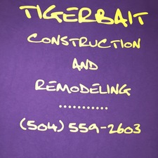 Logo for Tigerbait Construction and Remodeling, LLC