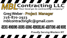 Logo for MBL Contracting, LLC