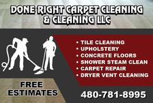 Avatar for Done Right Carpet & Cleaning LLC - Carpet Cleaner - Chandler, Arizona Facebook - 70 Photos