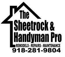 Logo for The Sheetrock & Handyman Pro