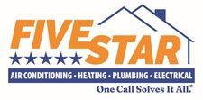 Logo for Five Star Plumbing Heating Cooling Electrical & Insulation