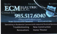 E.C.M. ELECTRIC L.L.C. logo